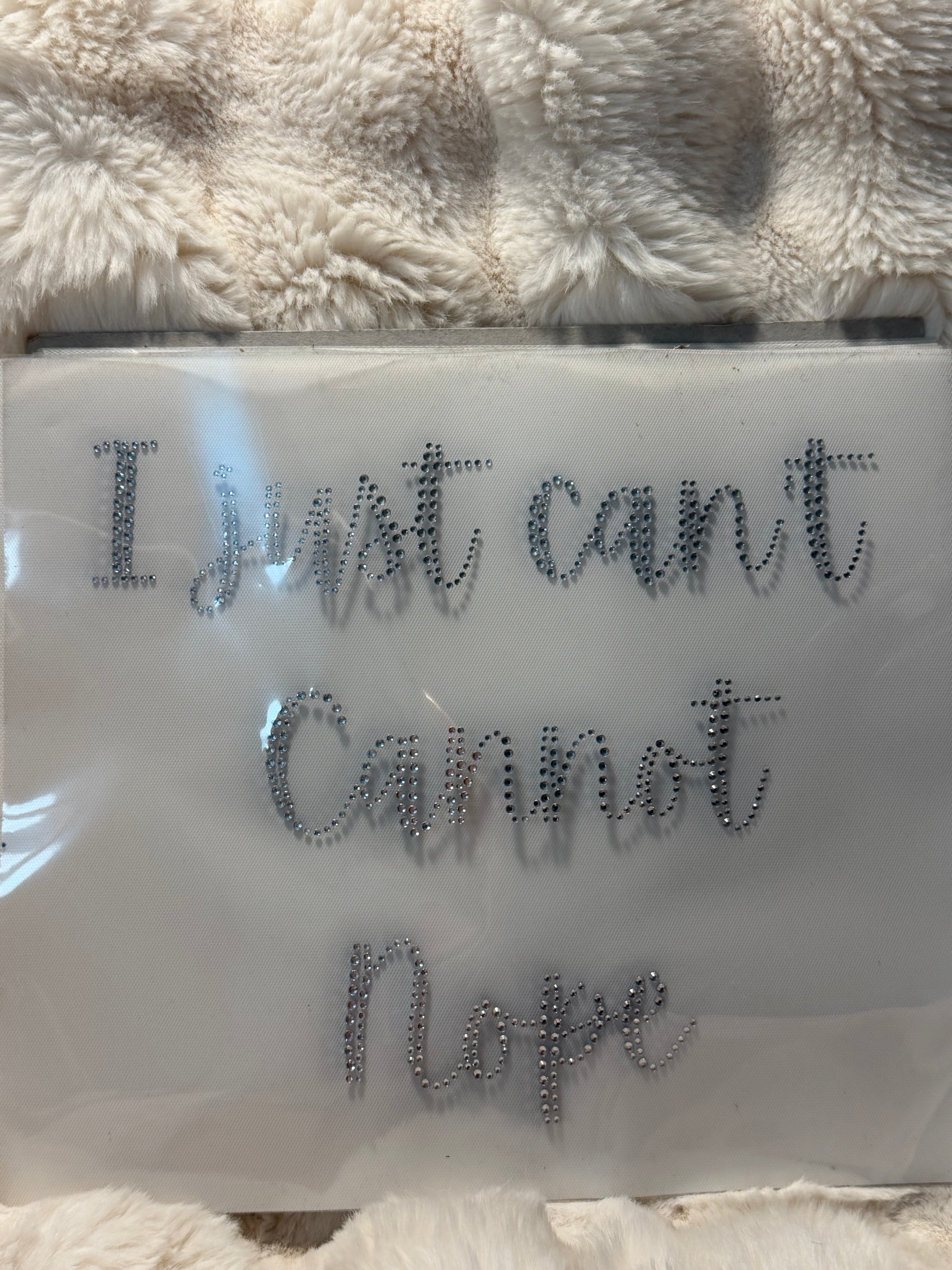 Nope Crystal Iron On Transfer