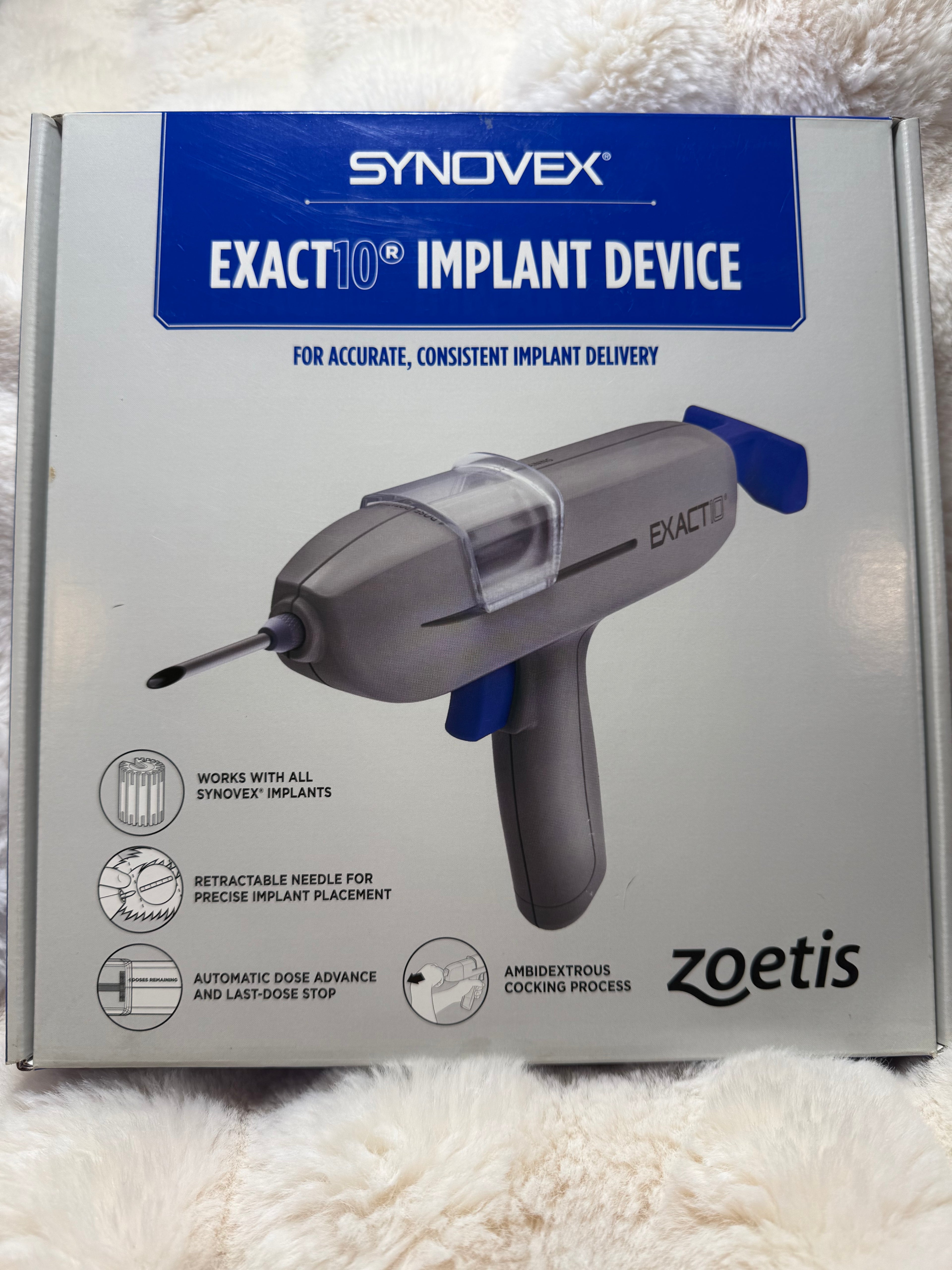 Zoetis Synovex® EXACT10® Livestock Implant Device – Precision Implant Applicator (Device Only)