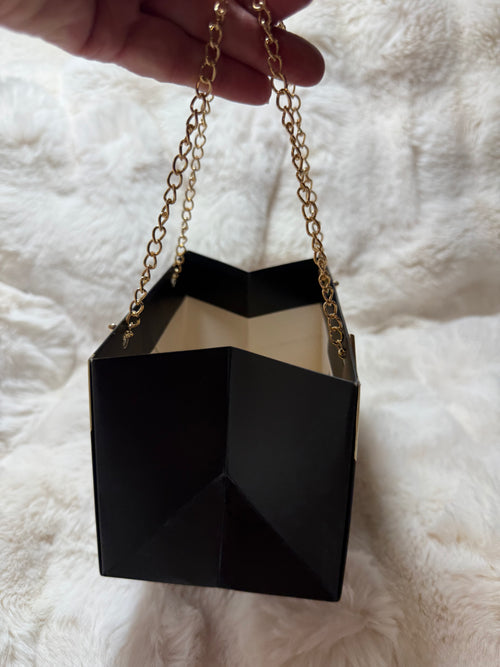 Designer Purse With Chain Handles Gift Bags