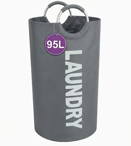 Brand New Sealed 95L Gray Laundry Hamper